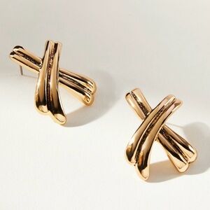 ANTHRO Crisscross Post Earrings